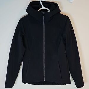Columbia Black XS Zip Up Hooded Jacket